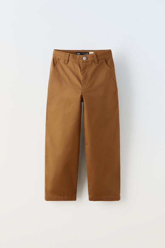 БРЮКИ CARPENTER TRUE NEUTRALS — ТАБАЧНЫЙ от Zara — изображение 0
