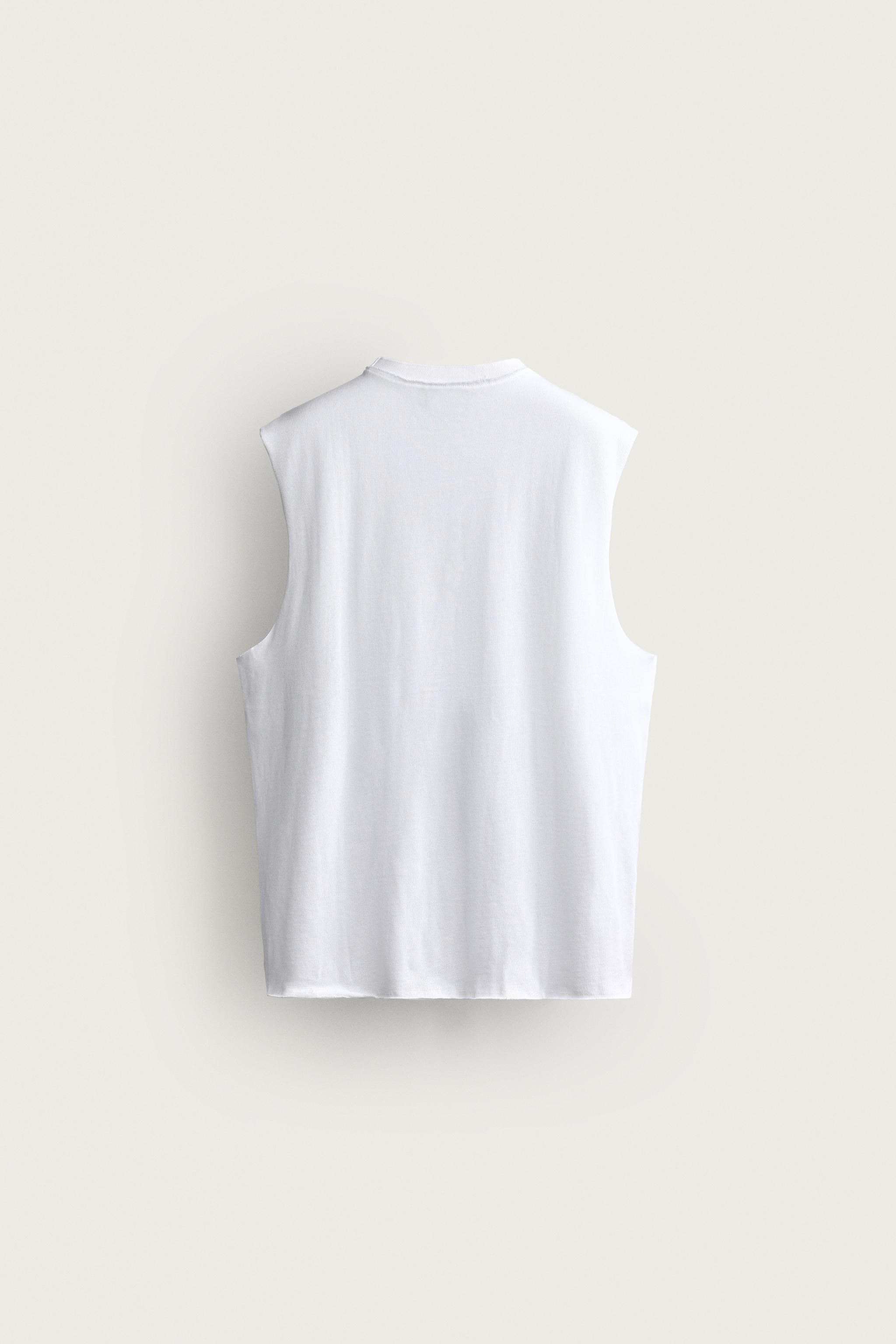 DÉBARDEUR EN MAILLE DE COTON