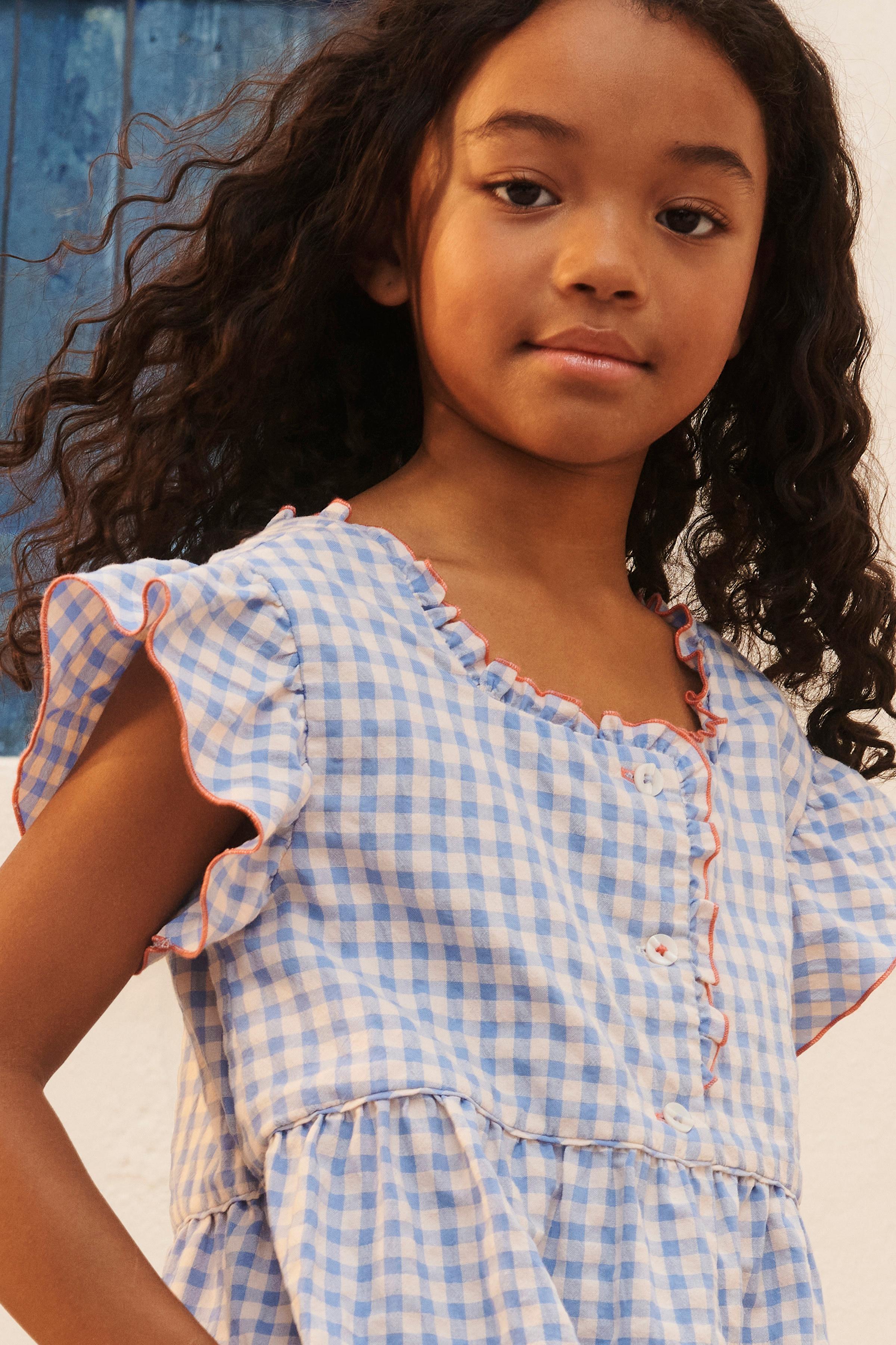 BURBERRY LONDON チェック柄 リボン付 半袖 ワンピース キッズ バーバリー 子供服 ワンピース チェック柄 BURBERRY 子供