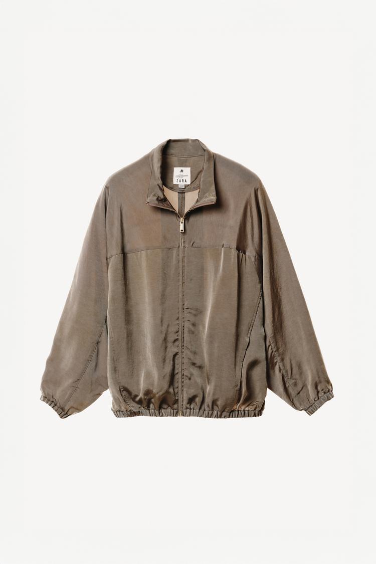 ZARA OVERSIZE FIT CUPRO JACKET WILLY CHAVARRIA X ZARA
