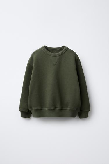 Zara PLAIN BENSIMON ® X ZARA SWEATSHIRT - Khaki