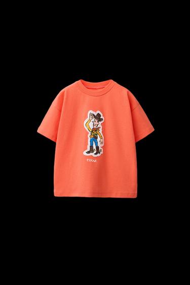 CAMISETA PARCHE WOODY TOY STORY © DISNEY PIXAR - Naranja de Zara