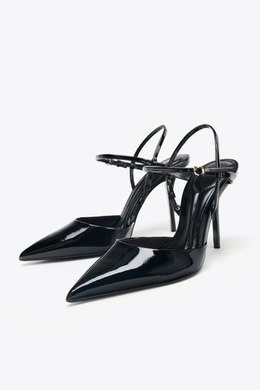 SLINGBACK SHOES WITH STRAP - Black by Zara - Image 2