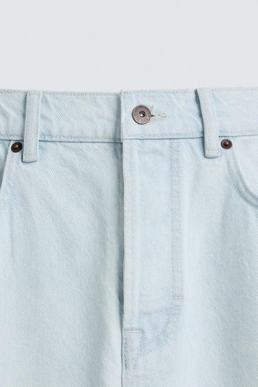 STRAIGHT-LEG JEANS - Sky blue by Zara - Image 7