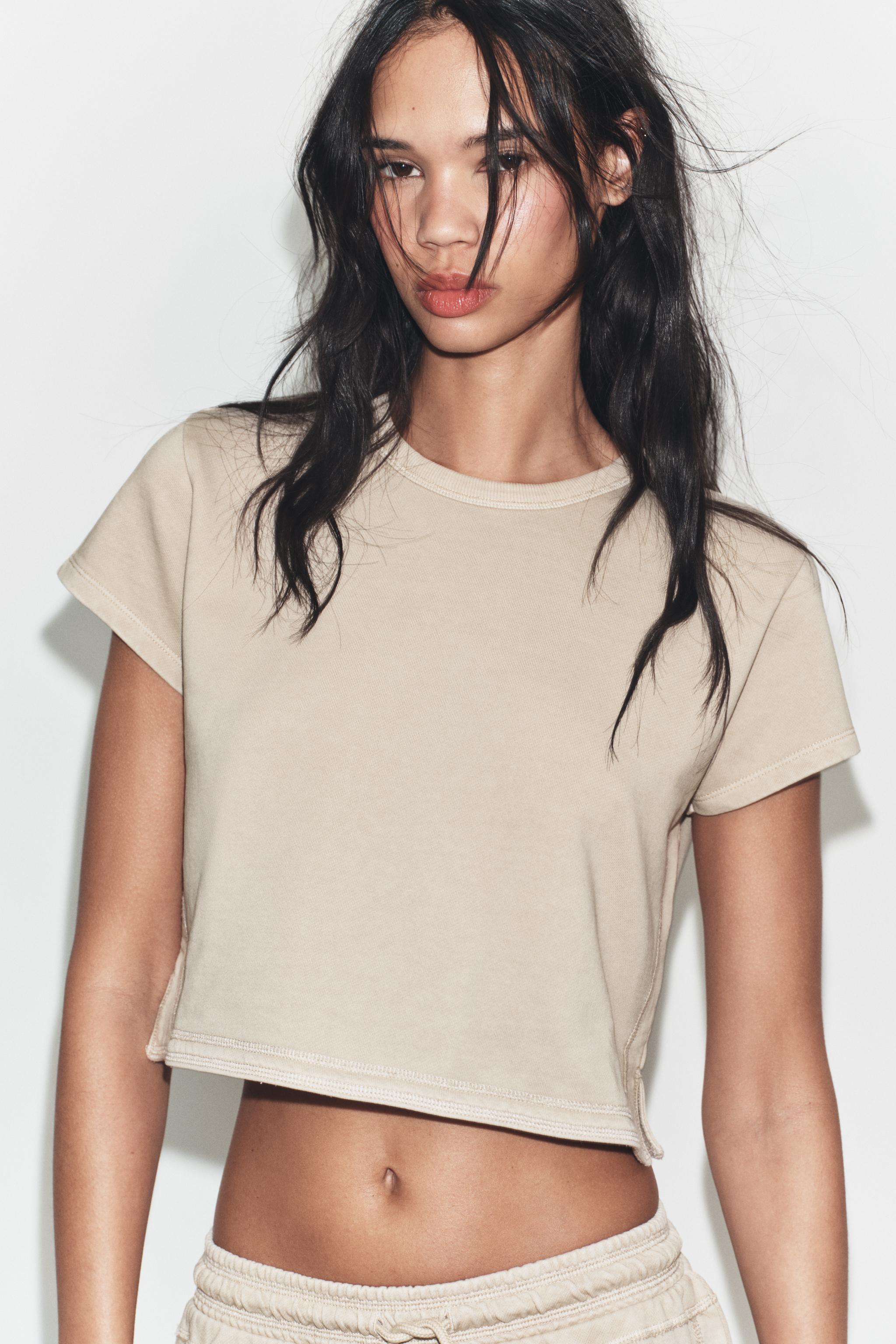 SOLUK EFEKTLİ KISA T-SHIRT - Görsel 2