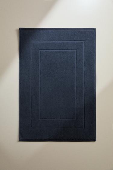TAPIS DE BAIN COTON ANTIDÉRAPANT - Bleu encre de Zara - Image 5