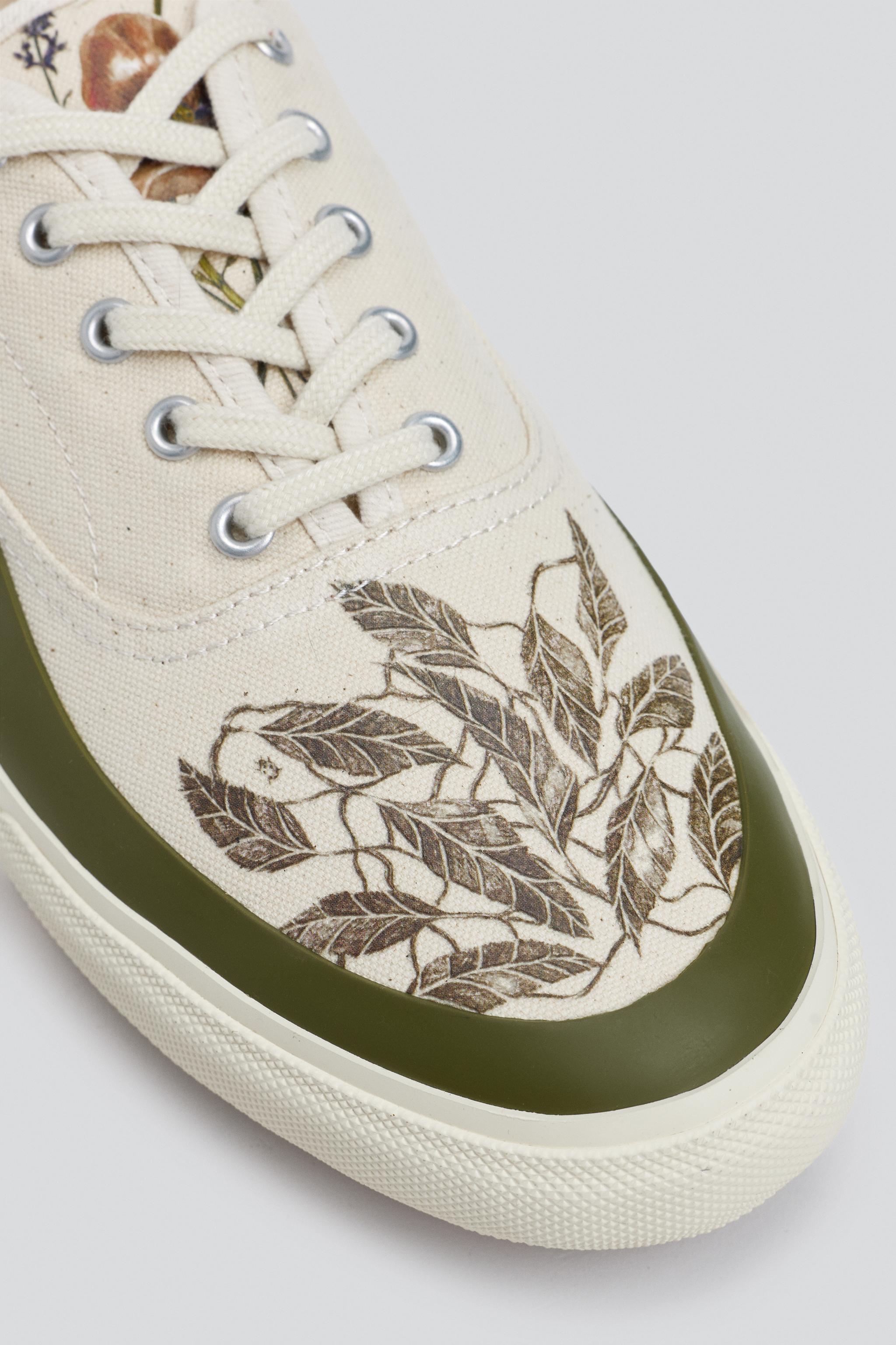 PRINTED CANVAS SNEAKERS