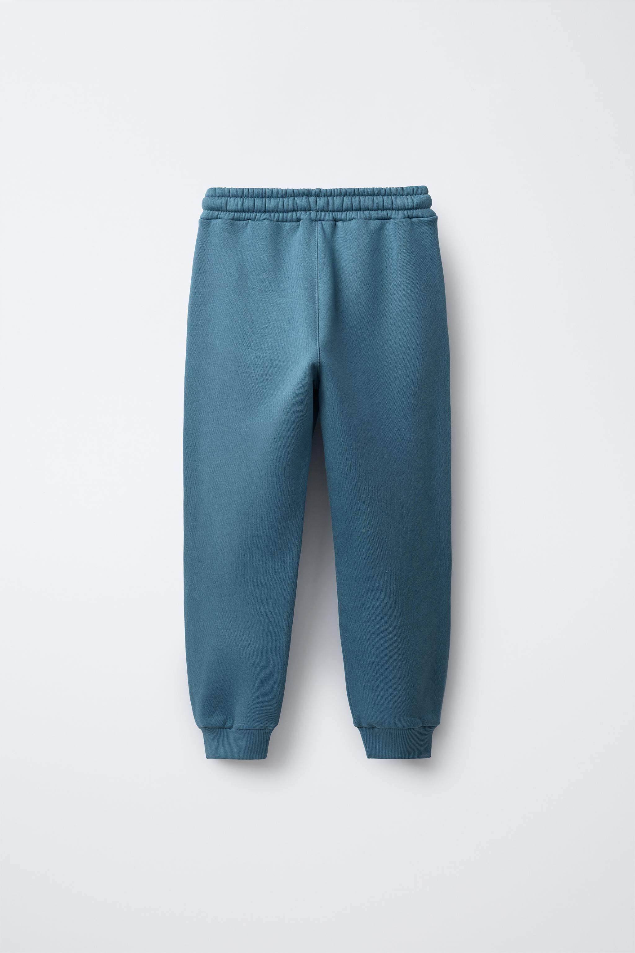 PLUSH HOODIE AND JOGGERS JOGGING SET - Blue | ZARA South Africa