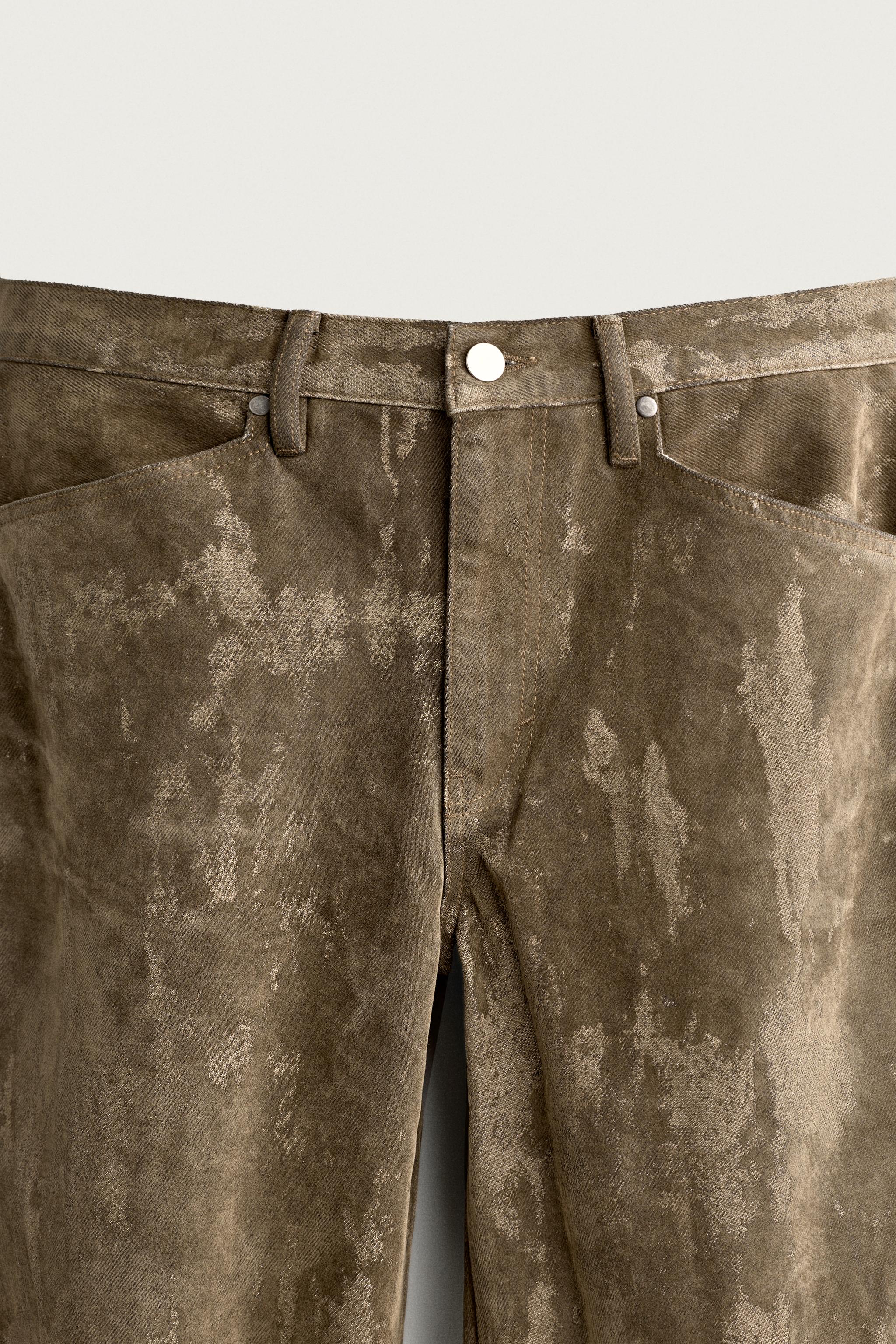 PANTALON CARGO BALLOON FIT FLOCAGE