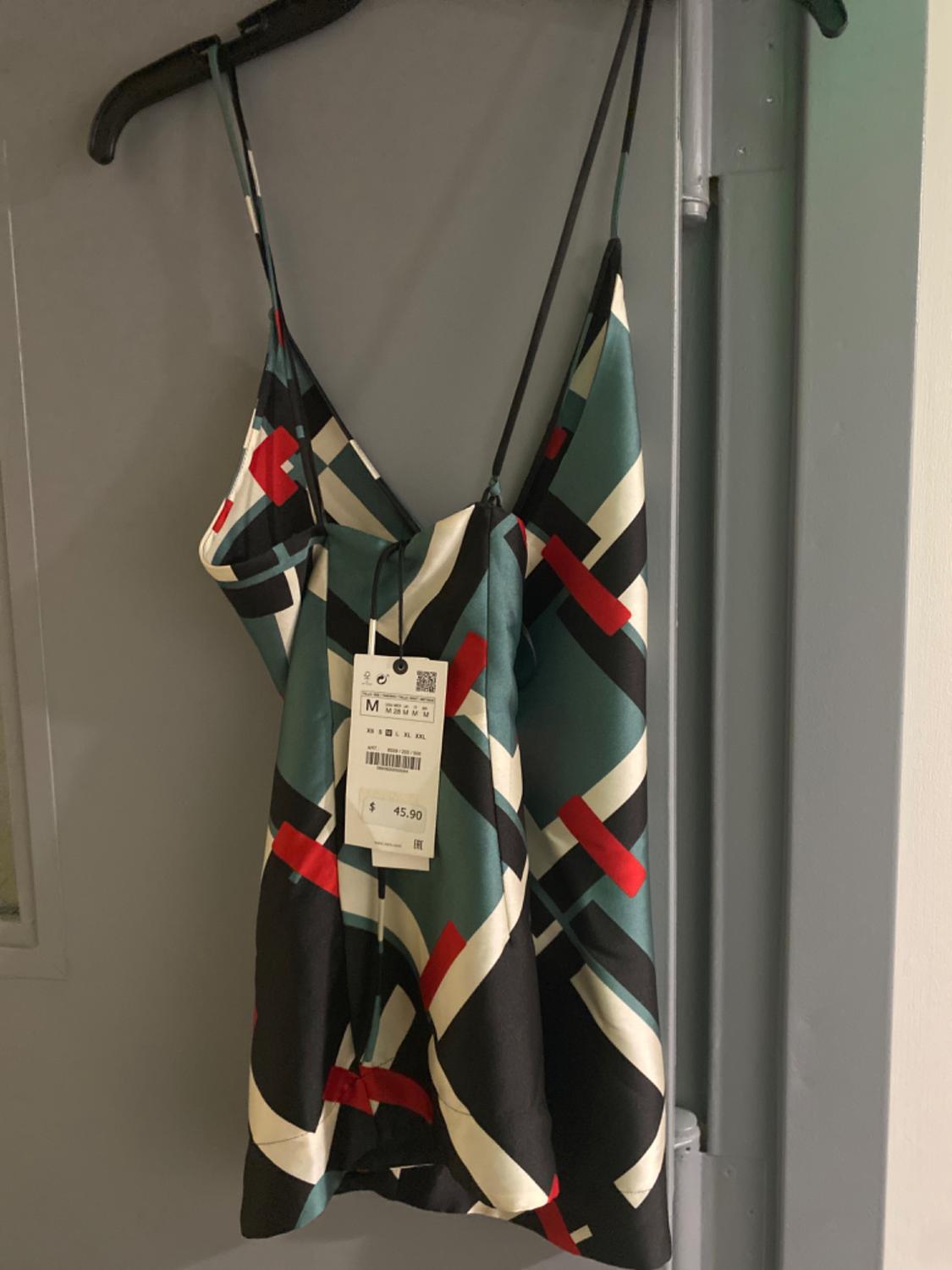 GEOMETRIC PRINT TOP - Image 2