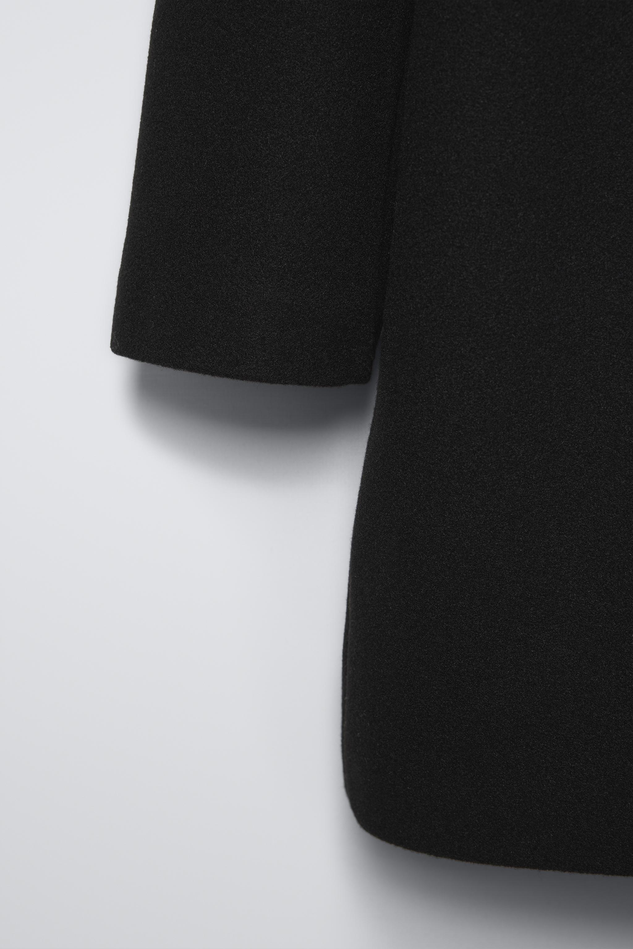 無地ロングコート - ブラック | ZARA Japan / 日本