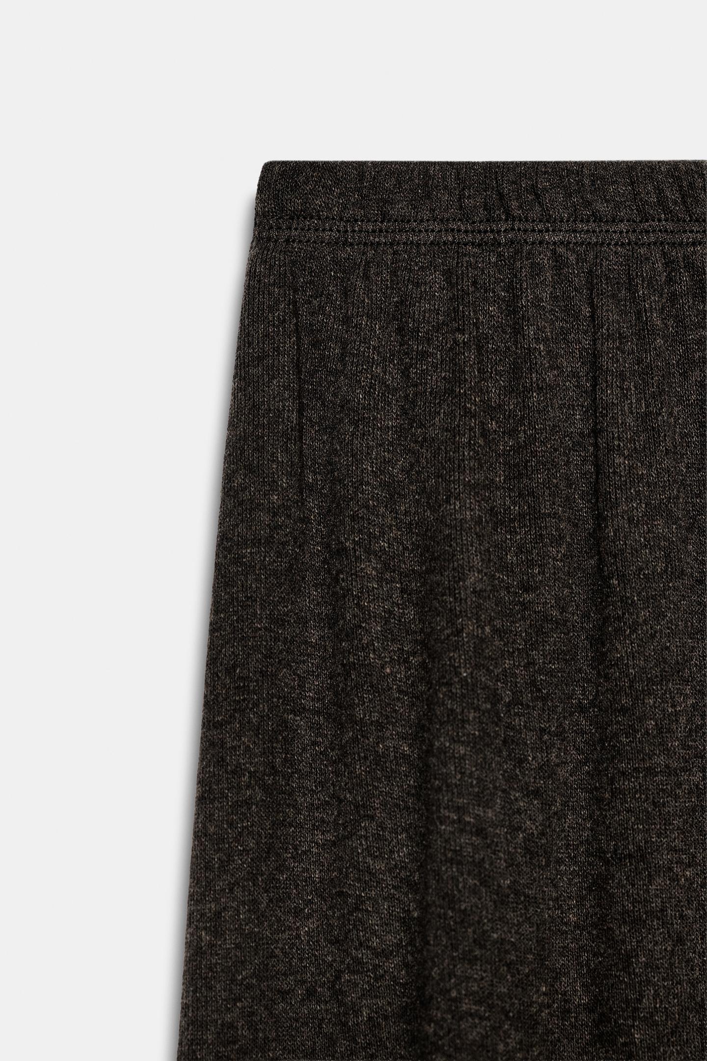 Женские брюки Zara Bloomer, цвет: Коричневый меланжевый — фото 9