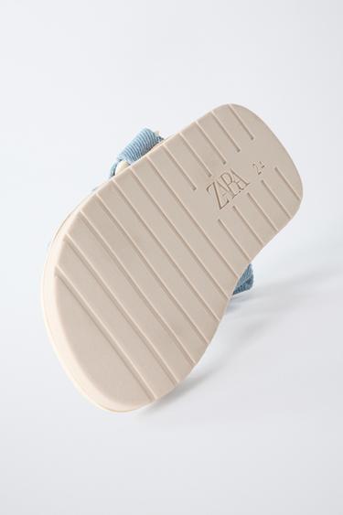 SANDALES BRODÉES - Bleu de Zara - Image 5
