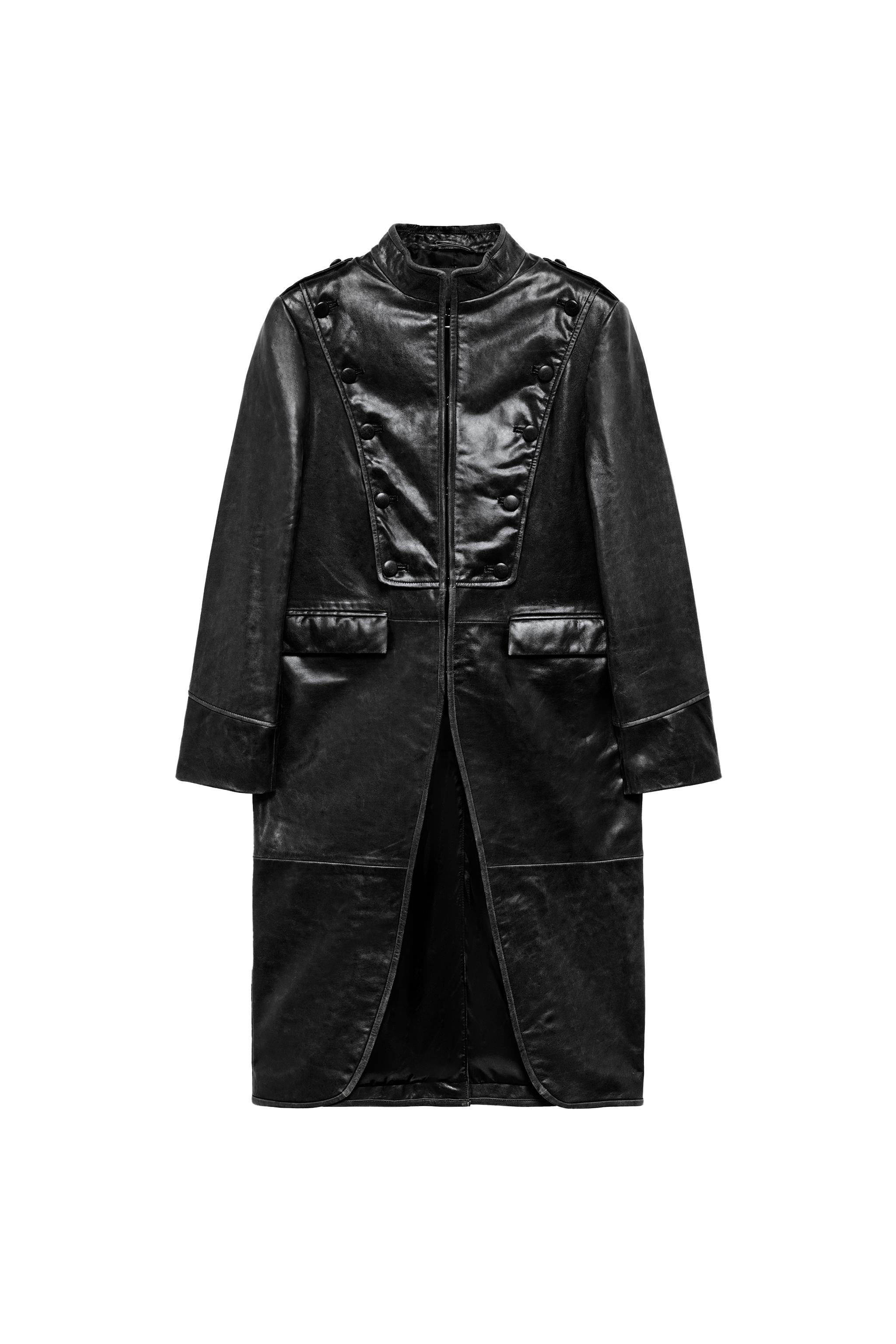 ZARA ジャケット ZW COLLECTION リアルレザー ジャケット - ブラック | ZARA Japan / 日本