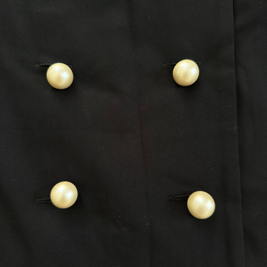 PEARL BUTTON MINI SKIRT - Image 2