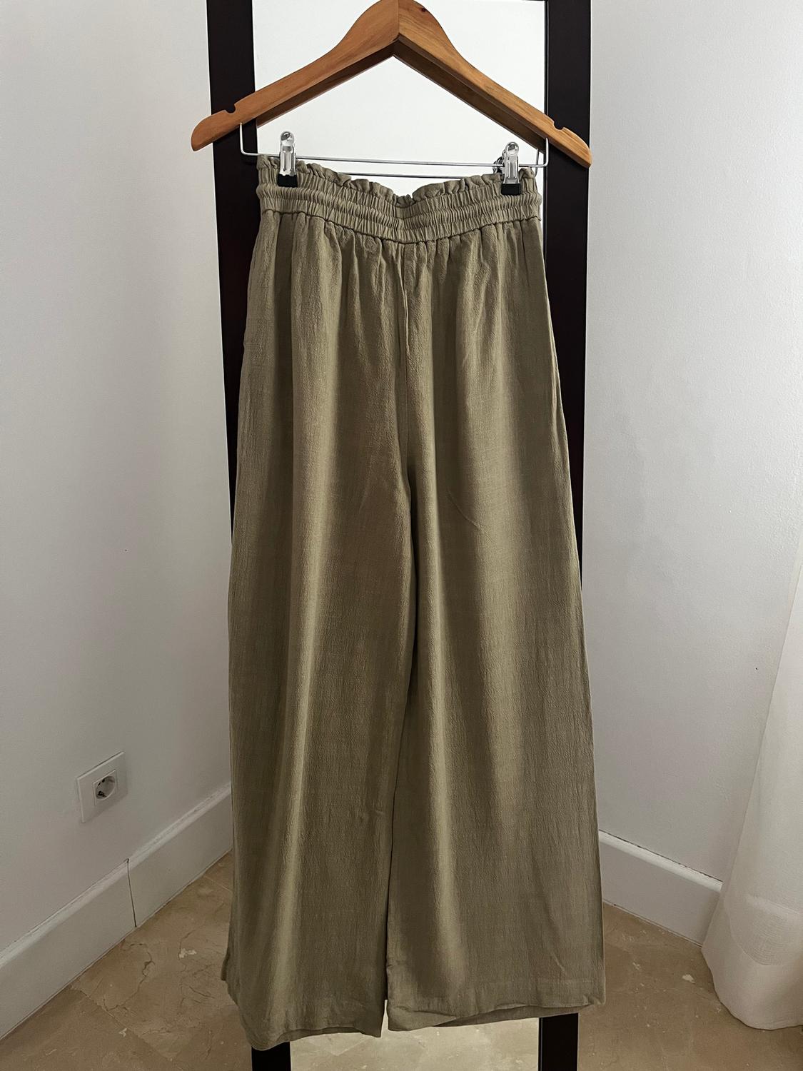 RUSTIC TROUSERS WITH ELASTICATED WAISTBAND - Image 3
