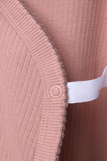 PYJAMA COMBINAISON KIMONO - Rose de Zara - Image 3