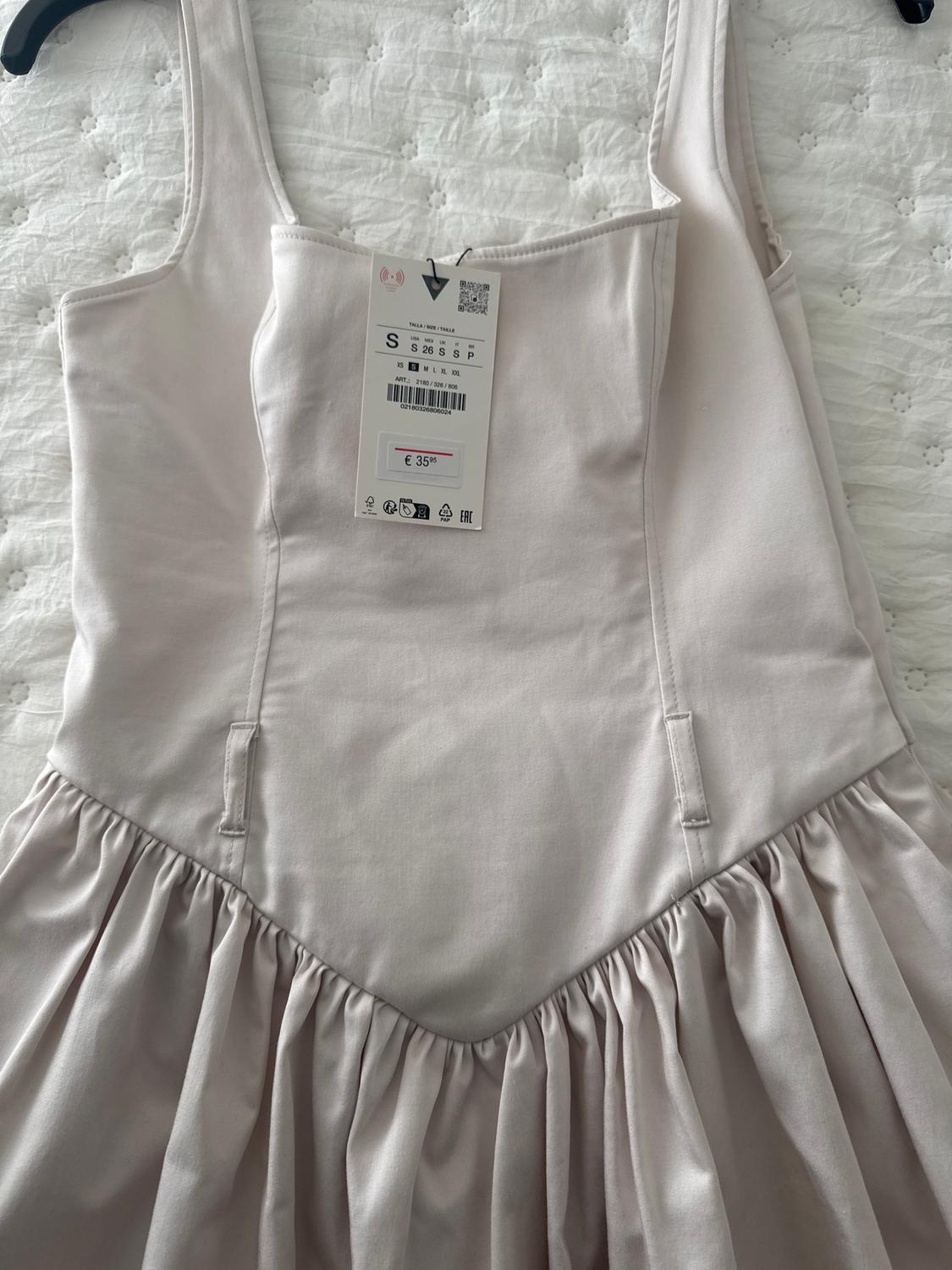 FITTED SHORT DRESS WITH BELT - Image 3