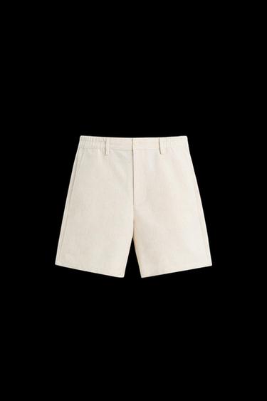 BERMUDA RELAXED FIT - Cremefarben von Zara - Bild 0