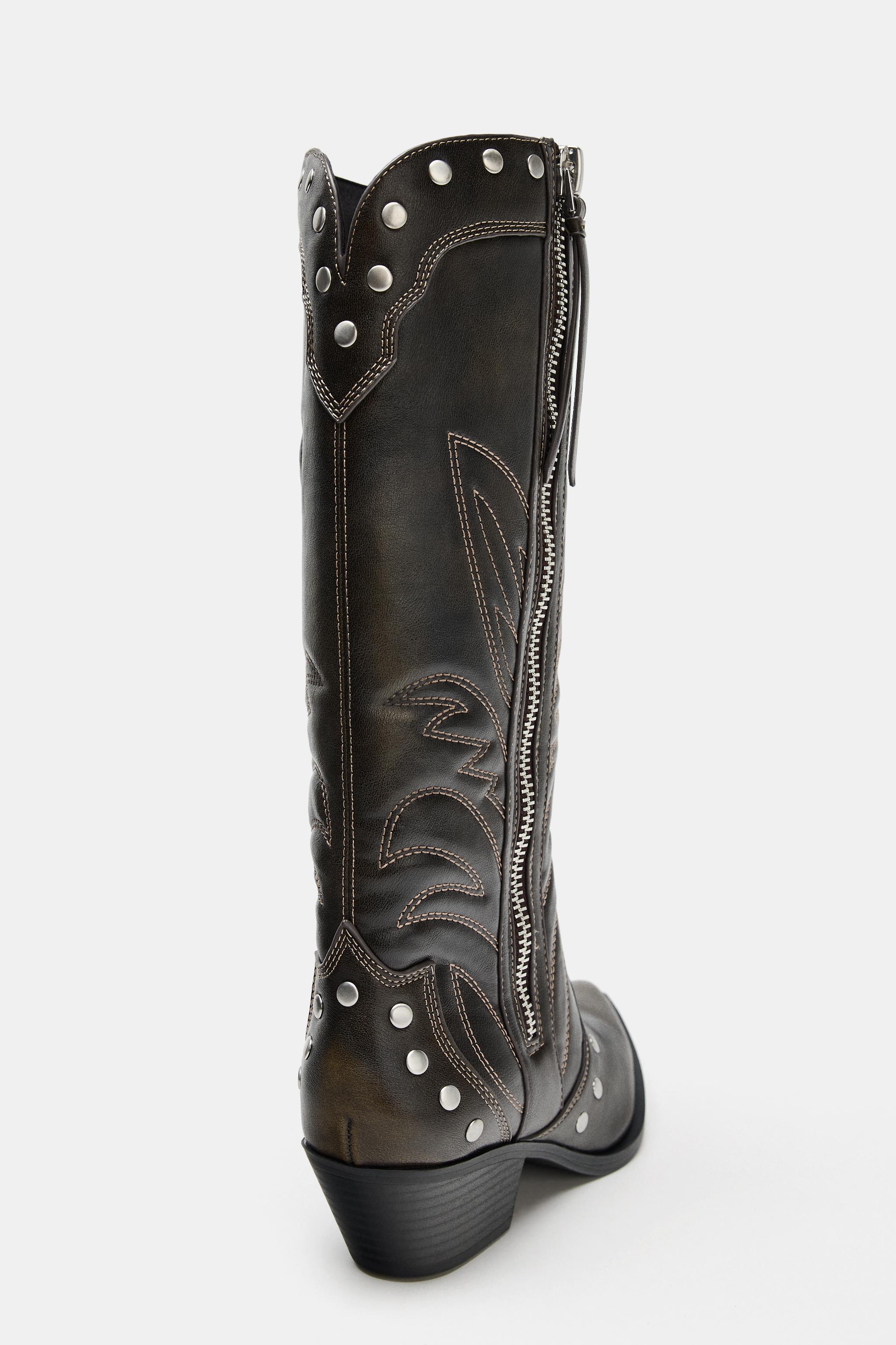 BOTTES COW-BOY À CLOUS