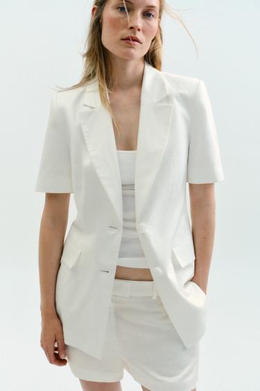 BLAZER ESTU MAHUKA-MOTZA, LIHOAREKIN - Zuri hautsia, Zara-rena