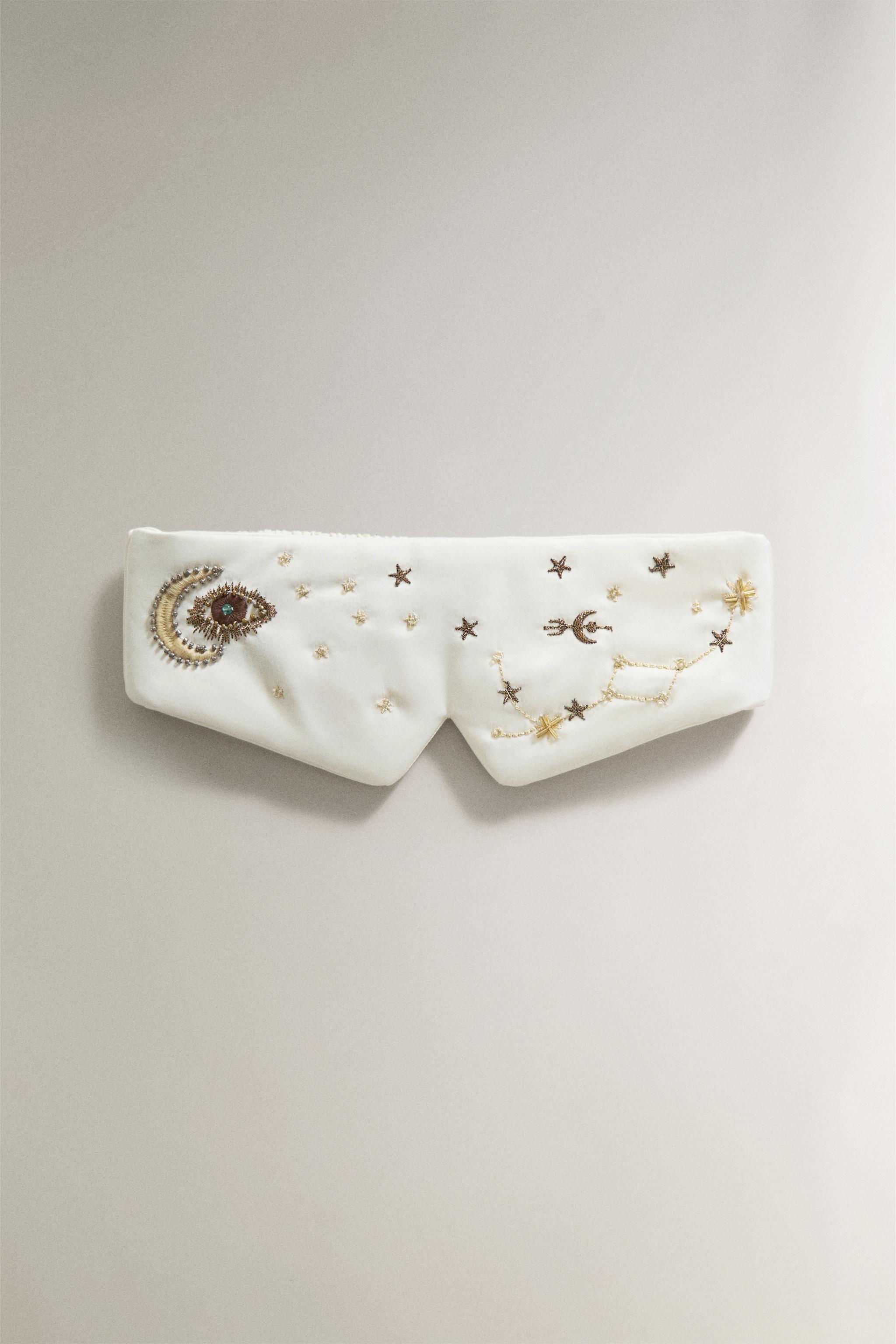 Женские сумки Zara EMBROIDERED EYE MASK MARISA BERENSON