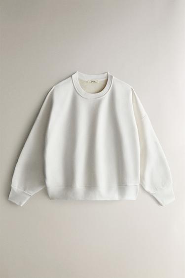 SUDADERA FELPA - Crudo de Zara - Imagen 0