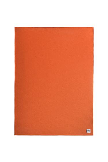 TWO-TONE WOOL BLANKET | 0FR. PARIS - Pink by Zara