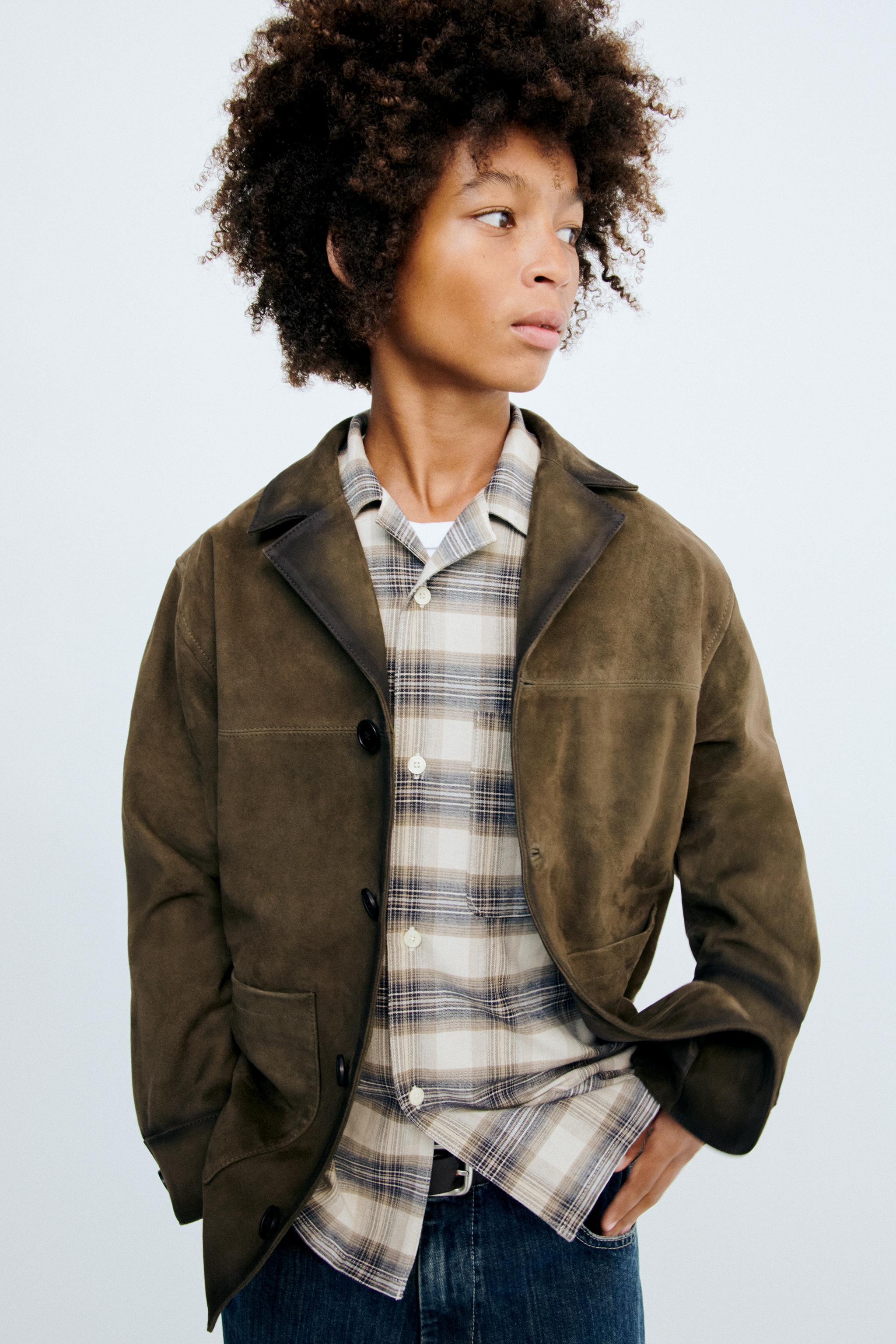 STORIESZ - PLAID PRINT BOWLING SHIRT