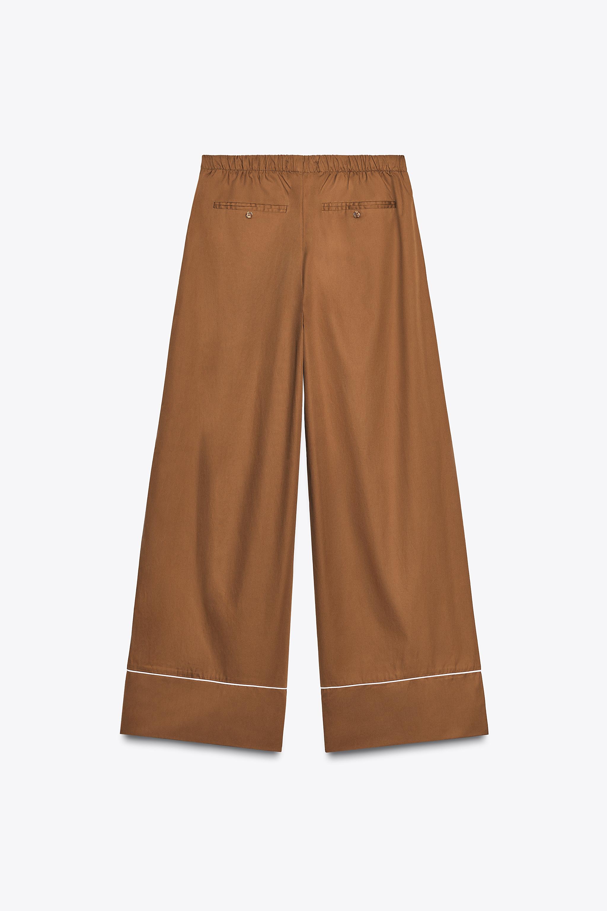 PANTALON POPELINE LISERÉ