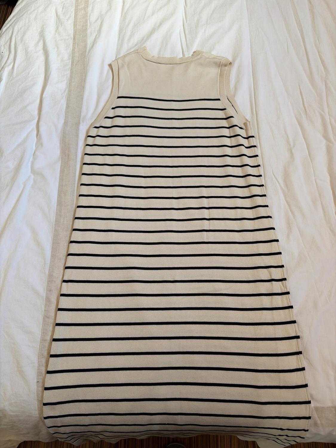 LONG KNIT STRIPED DRESS - Image 3