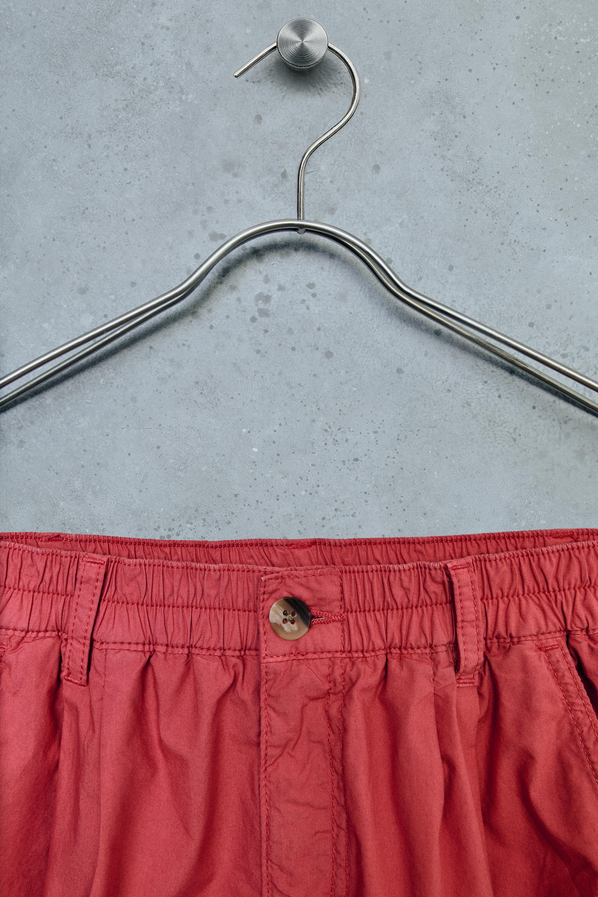 Детские шорты Zara STORIESZ - POPLIN SHORTS WITH DARTS — фото 4