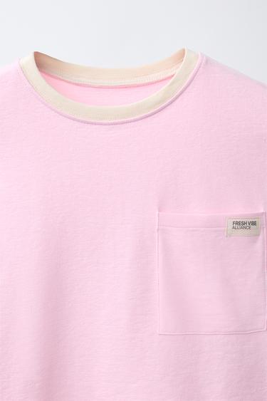 PYJAMA UNI POCHE (2-6 ANS) - Rose de Zara - Image 5