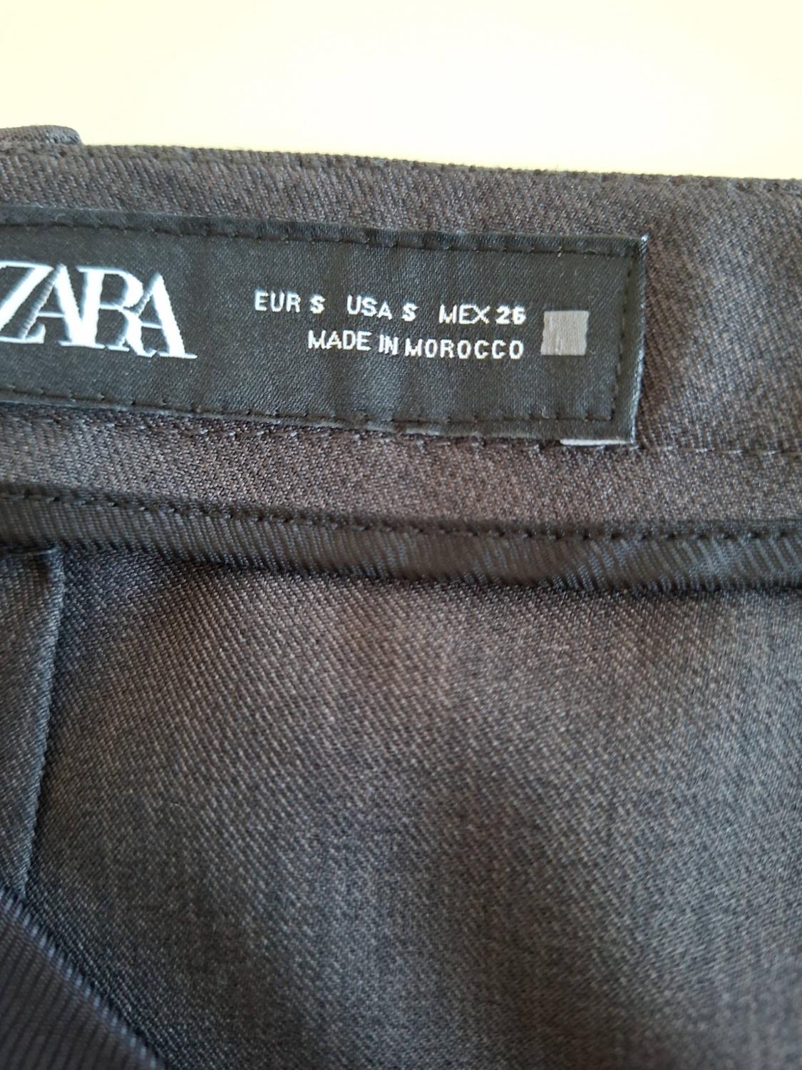 STRAIGHT-CUT MID RISE TROUSERS - Image 2