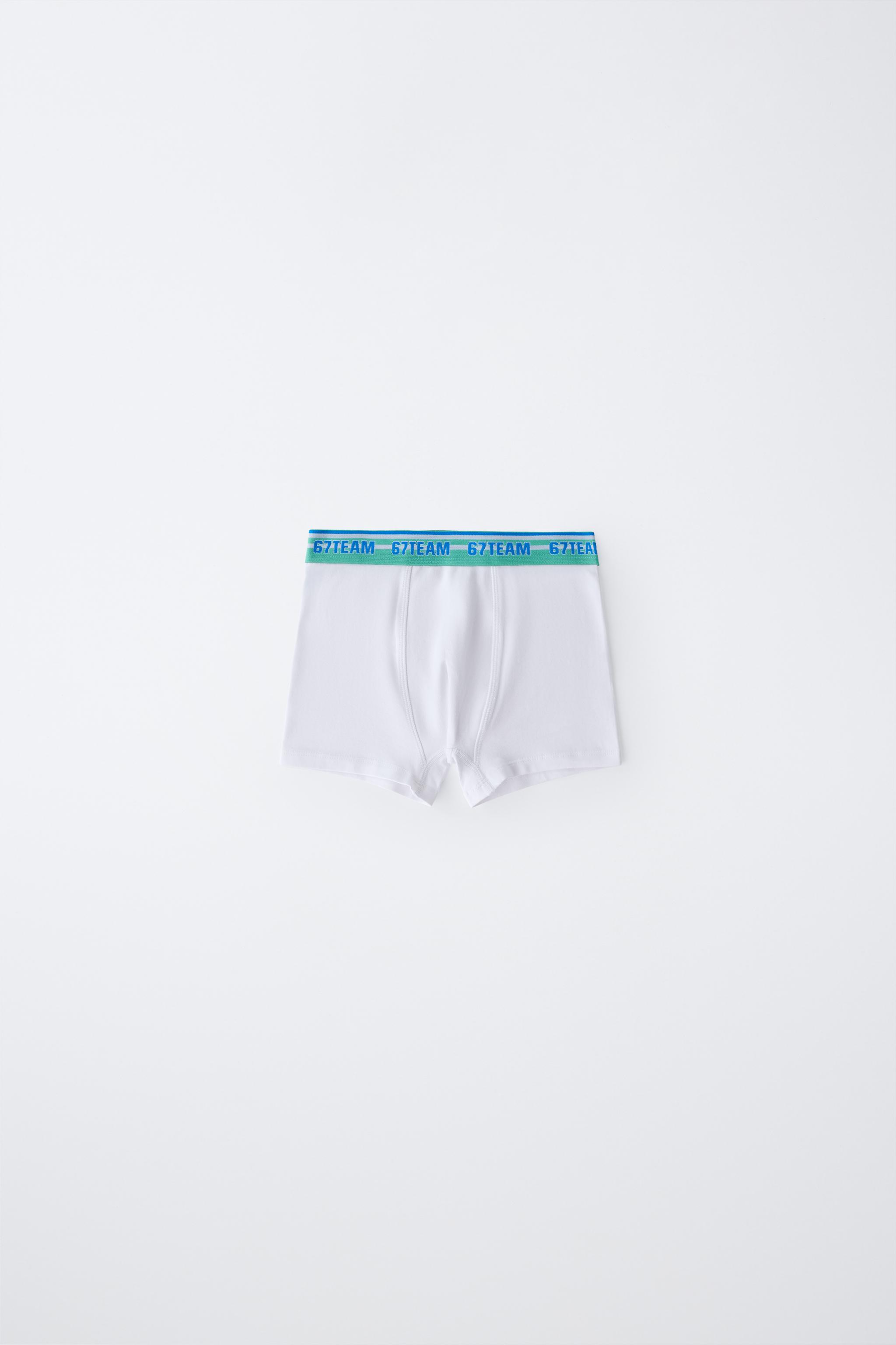 AGES 6-14 / THREE-PACK OF TEXT BOXERS