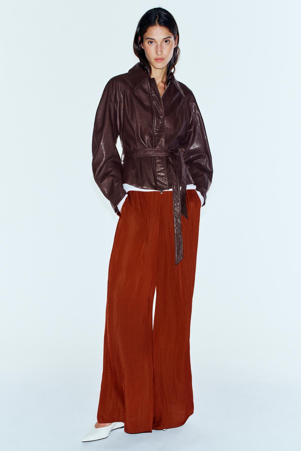 FLOWING WIDE-LEG TROUSERS