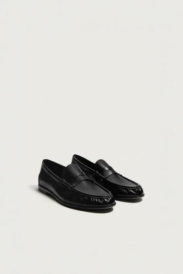 DRESS PENNY LOAFERS - Black by Zara