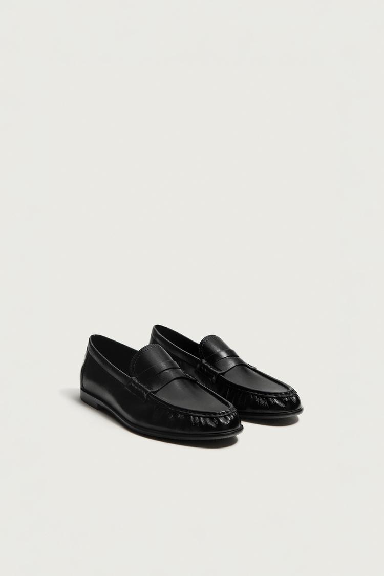 PENNY DRESS LOAFERS — Black