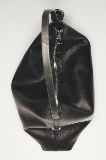 Zara Medium nappa leather bag - Black - Image 0