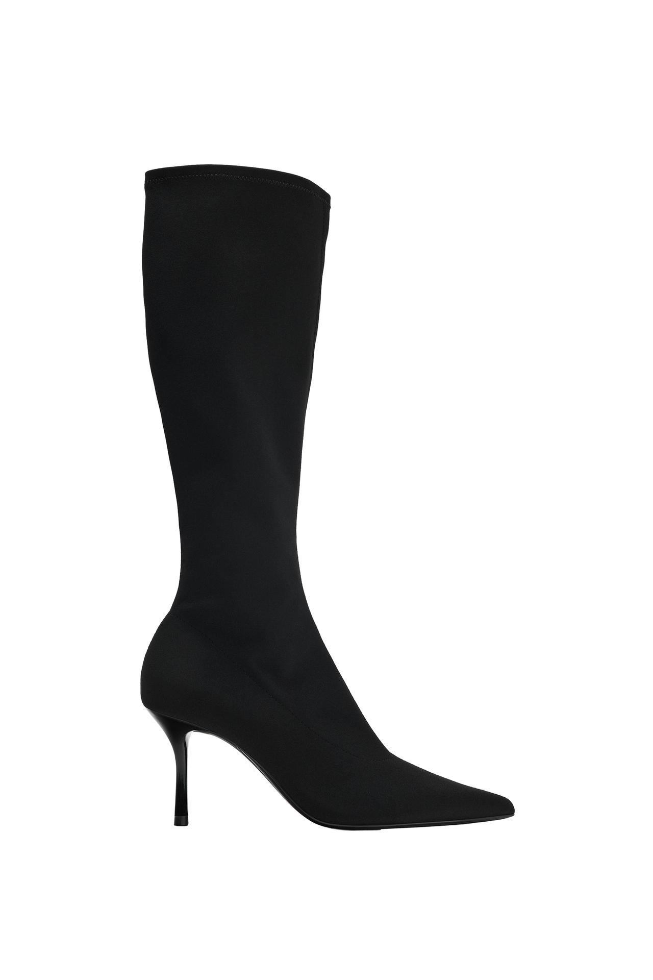 STRETCH HEELED BOOTS
