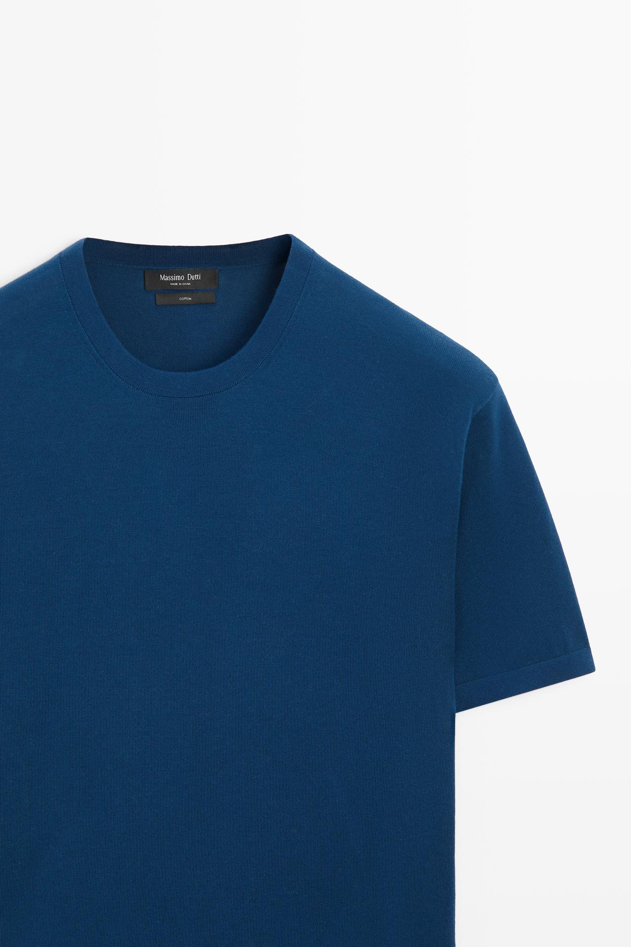 100% cotton short sleeve round neck T-shirt — 447