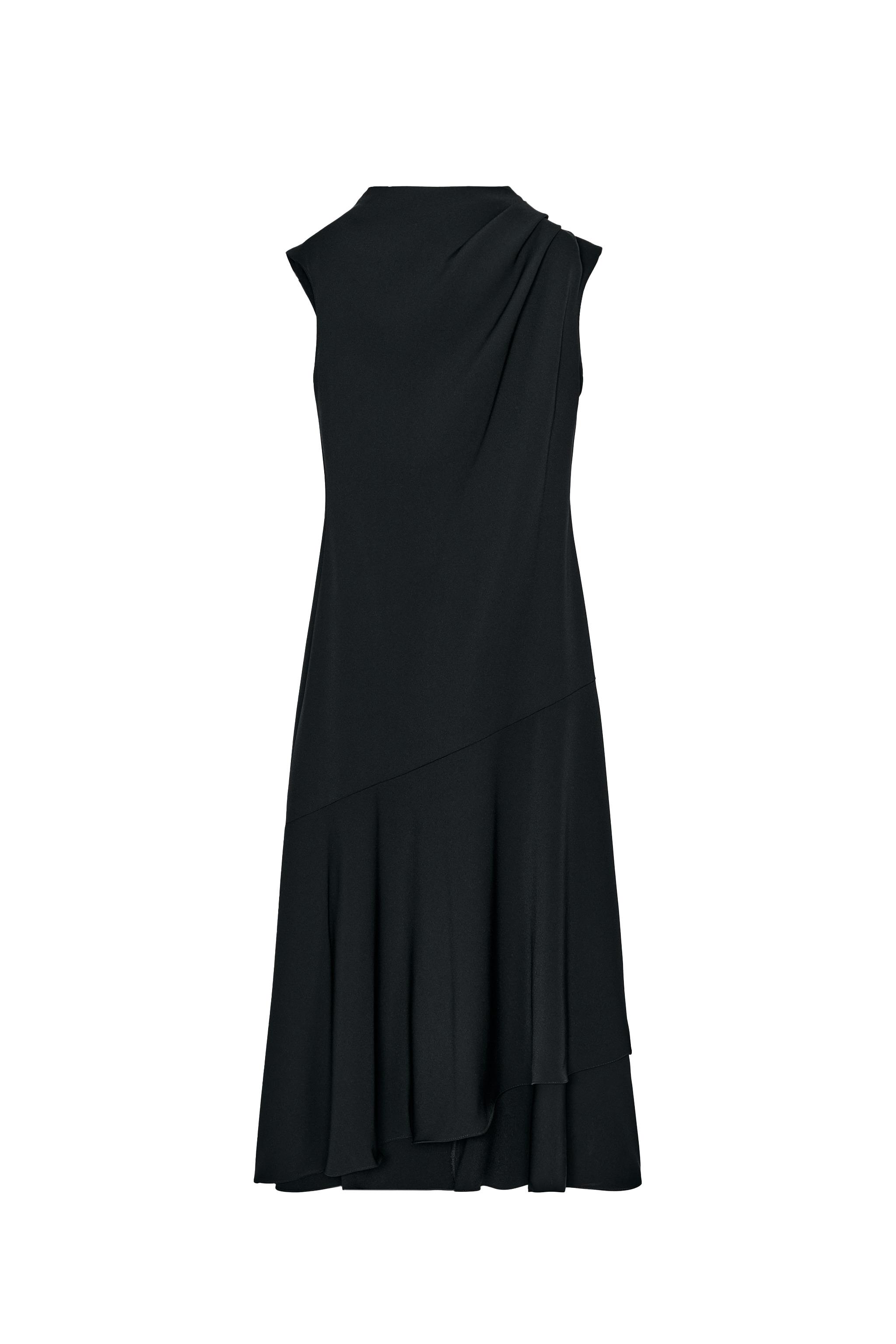 navy blue dress for baby girl ✨ ▫️Asymmetric midi DRESS 🏷️3067/210 💵65.90 C$ . . . . . 📸:  @nisshee_stylealbum @zara #zara #zarafashion #zarafactor main image 0
