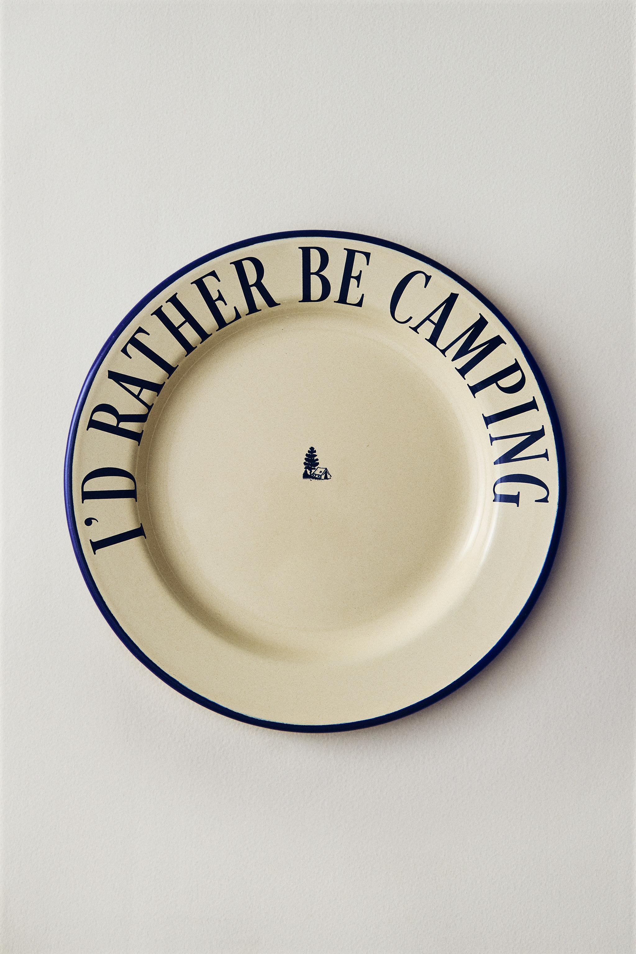 ASSIETTE EN ACIER CAMPING