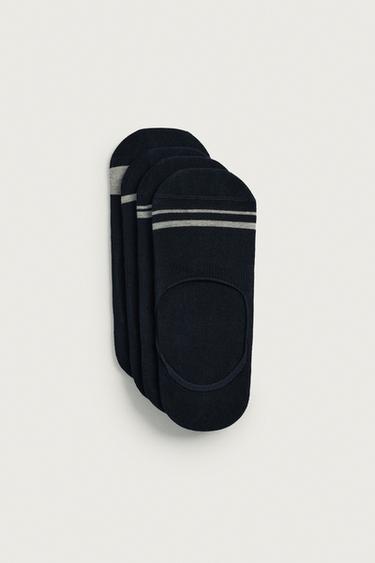 CALCETINES PINKY PACK BANDAS  4 - Marino de Zara - Imagen 0