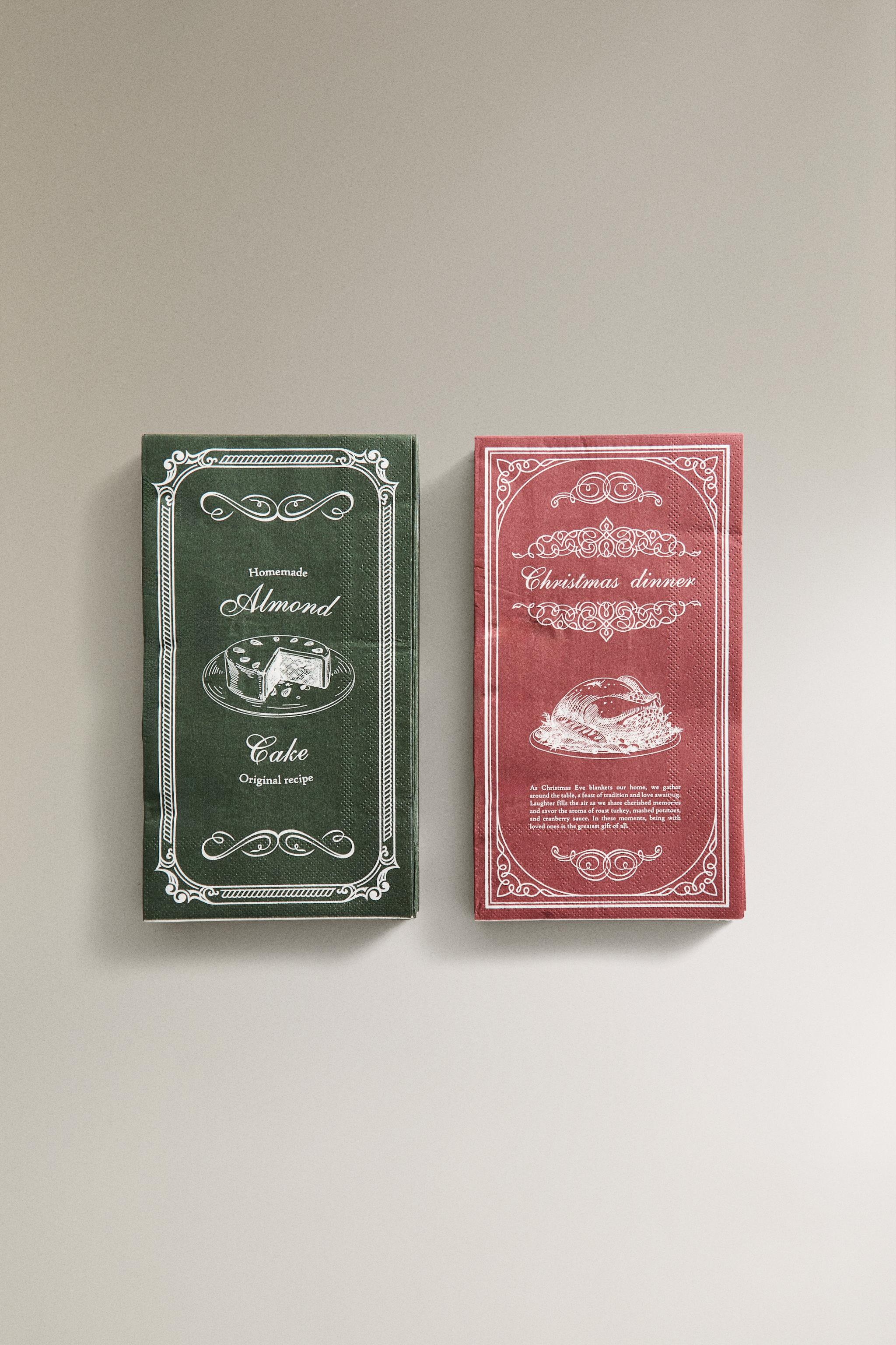 SET OF PAPER CHRISTMAS NAPKINS (SET OF 30)