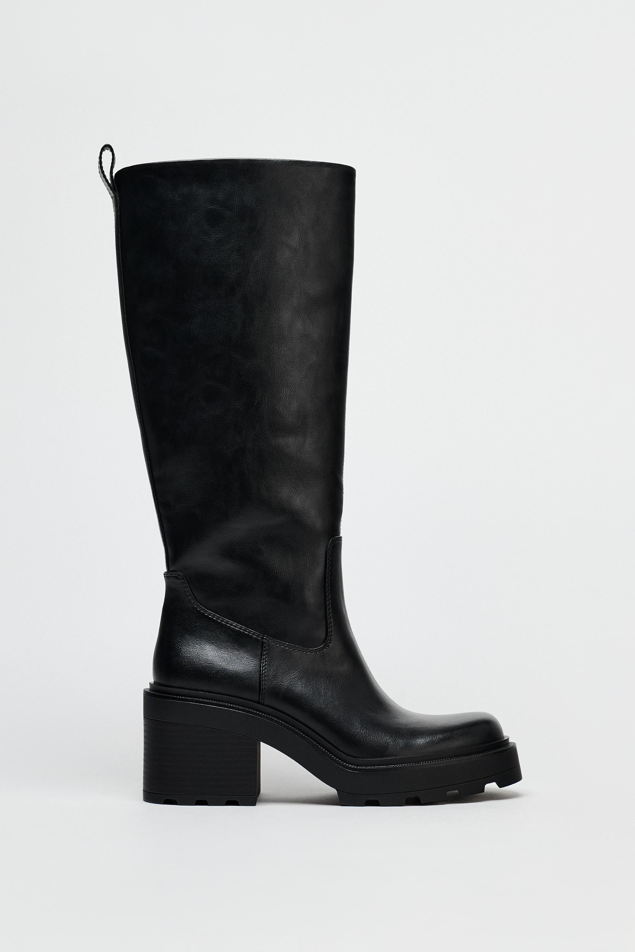 Women s Rubberized Boots ZARA Philippines