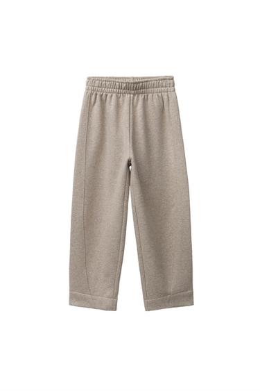 BARREL JOGGING TROUSERS - Sand / Marl by Zara