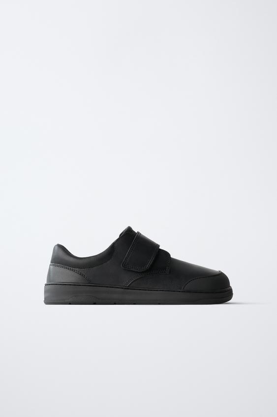 ZAPATO DEPORTIVO COLEGIAL BAREFOOT PIEL - Negro de Zara - Imagen 0