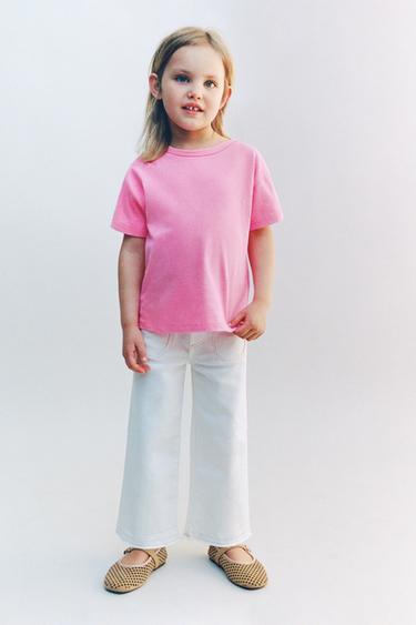 Zara PLAIN T-SHIRT - Pink
