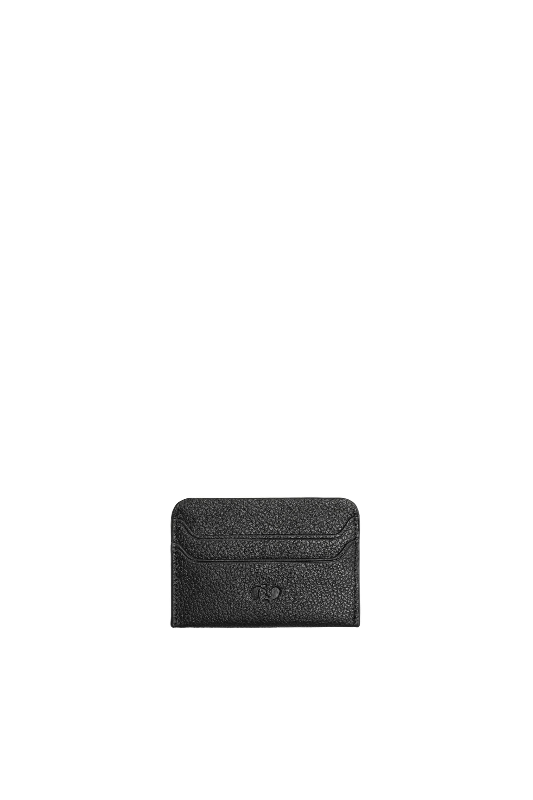 LEATHER CARD HOLDER - Black | ZARA United States